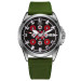 Awarder Embroidery Silver-Red Green  Automatic 10ATM