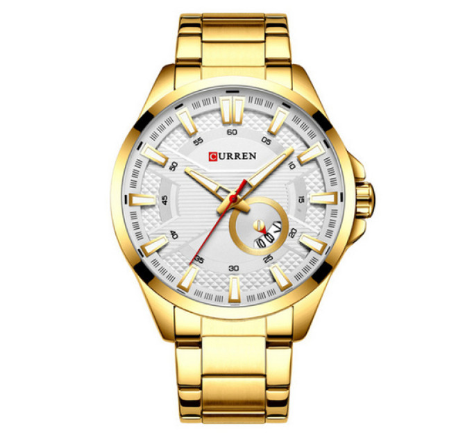 Curren 8372 Gold-White