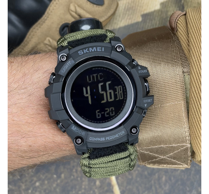 Skmei 1356AGPK Army Green Tactic Compass