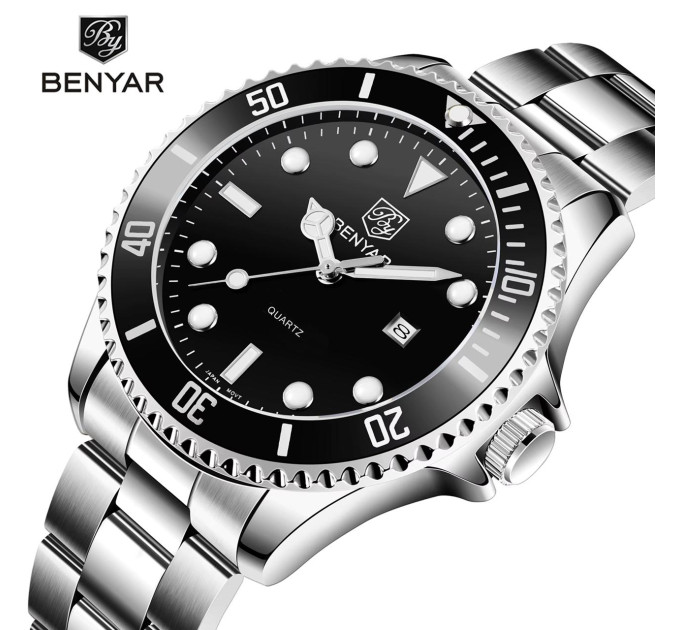 Benyar BY-5223 Silver-Black