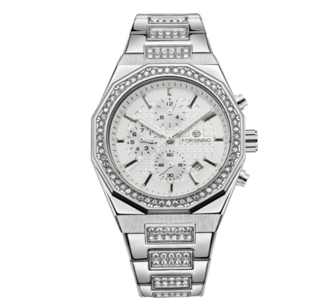 Forsining 8314 Silver-White Steel