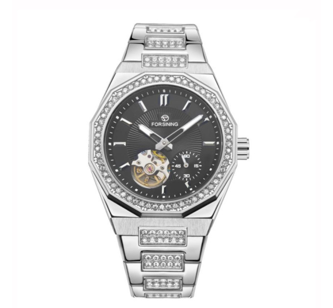 Forsining 831 Silver-Black Steel