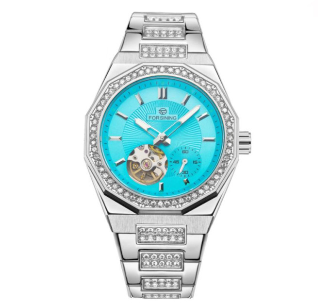 Forsining 831 Silver-Blue Steel
