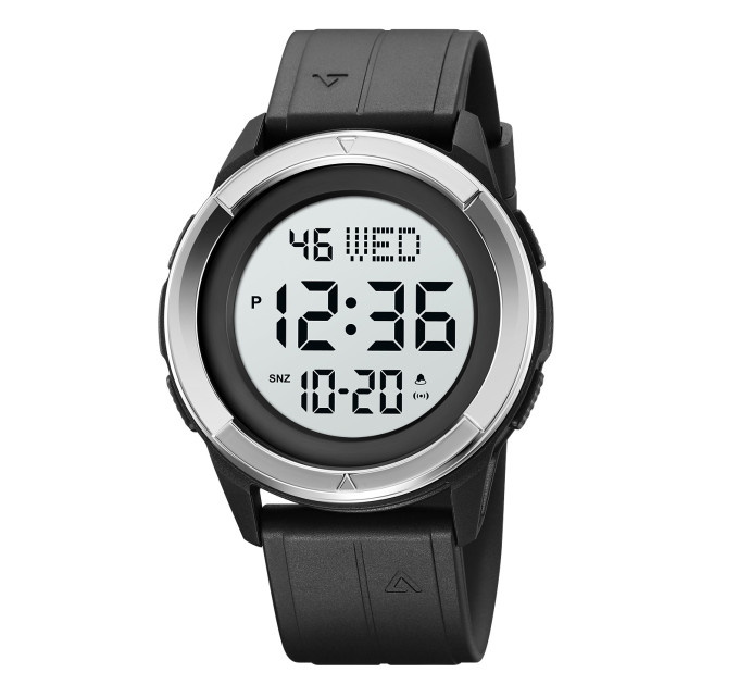 Skmei 2047BKWT Black-Silver