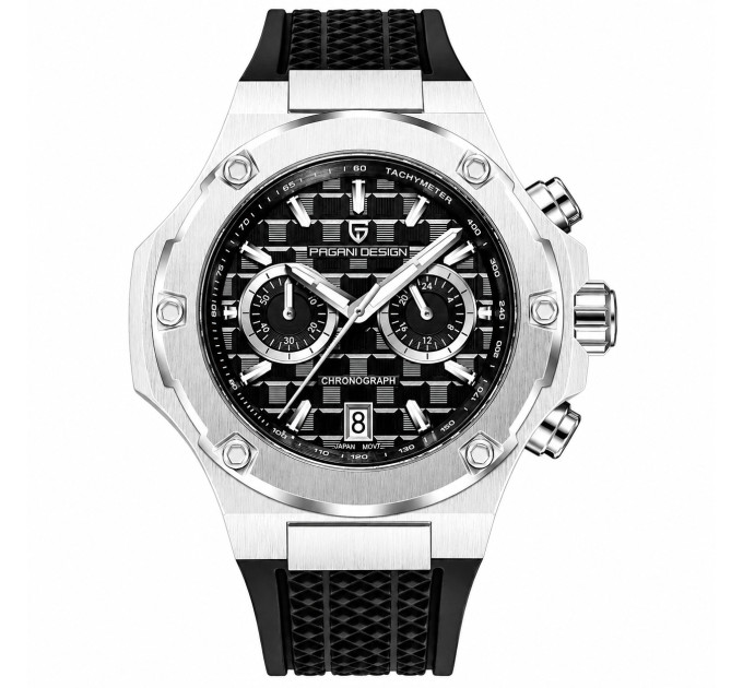 Pagani Design PD-YS032 Silver-White-Black Rubber