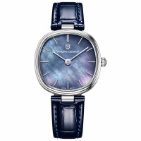 Pagani Design PD-1825 Silver-Blue Leather