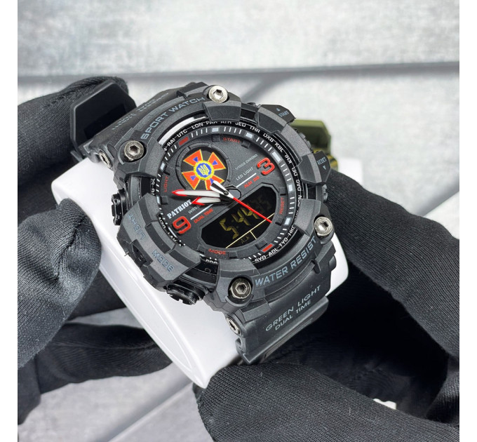 Patriot 001RDDSNS ДСНС Чорні з червоним + Коробка.