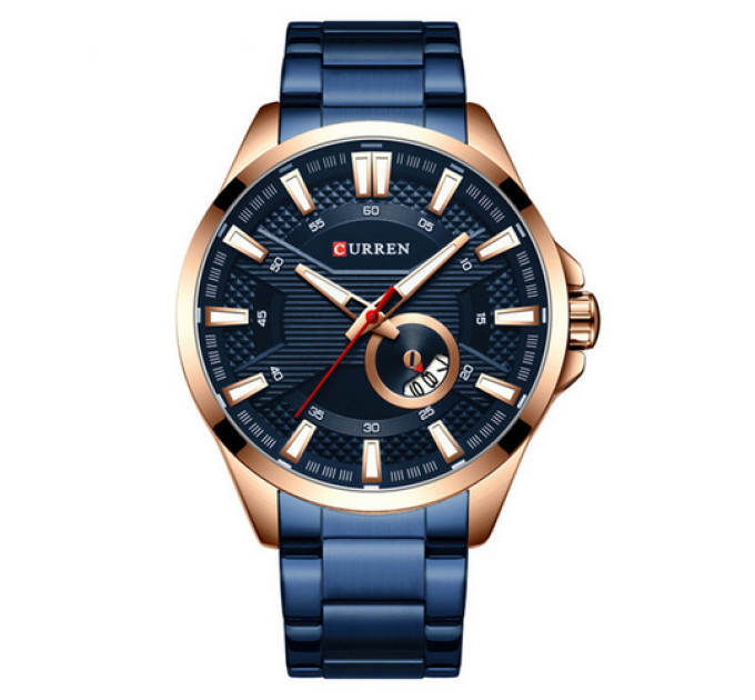 Curren 8372 Blue-Cuprum