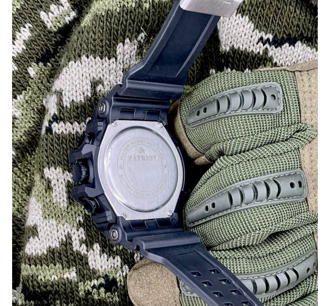 Patriot 001BUDZSU ЗСУ Чорні з синім + Коробка.