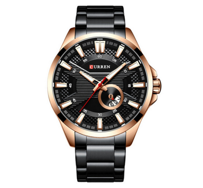 Curren 8372 Black-Cuprum