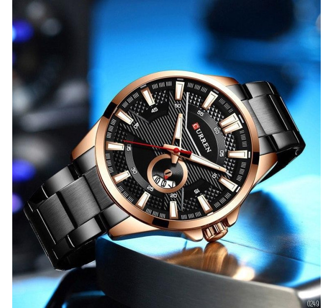 Curren 8372 Black-Cuprum