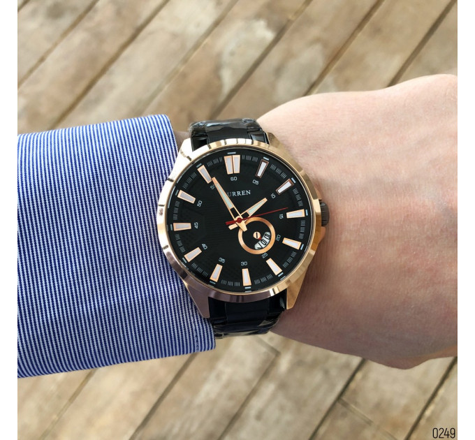 Curren 8372 Black-Cuprum