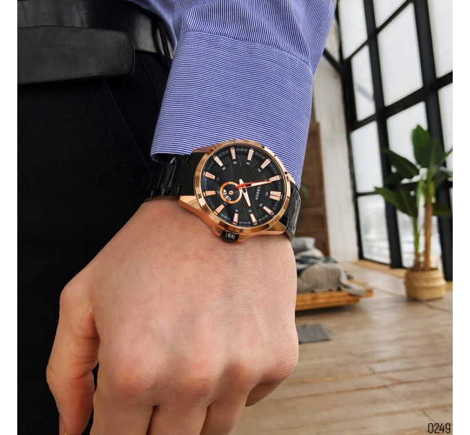 Curren 8372 Black-Cuprum