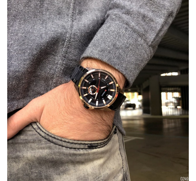 Curren 8372 Black-Cuprum