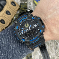 Patriot 001BUTRO ТРО Чорні з синім + Коробка
