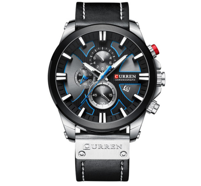 Curren 8346 Silver-Black