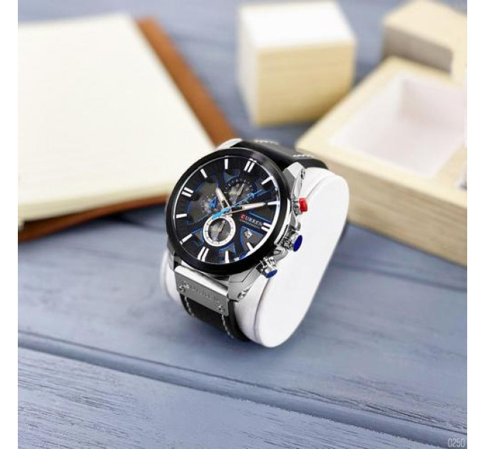 Curren 8346 Silver-Black