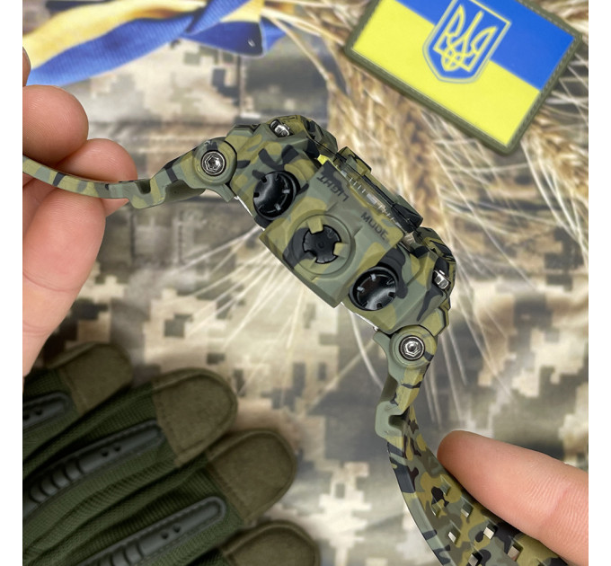 Patriot 001CMGRUAGD Тризуб золото Зелений камуфляж + Коробка.