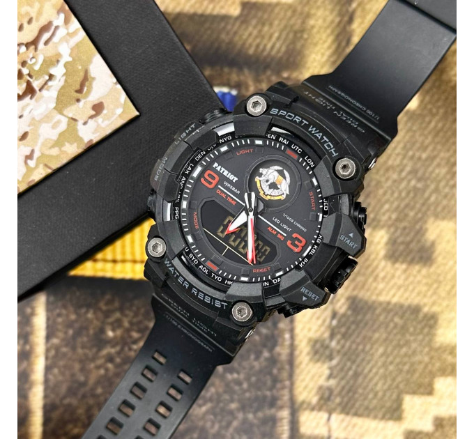 Patriot 001RDSSO ССО Чорні з червоним + Коробка