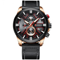 Curren 8346 Black-Cuprum