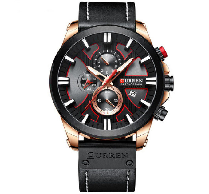 Curren 8346 Black-Cuprum
