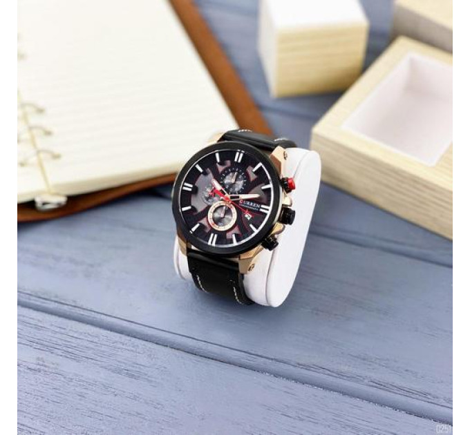 Curren 8346 Black-Cuprum