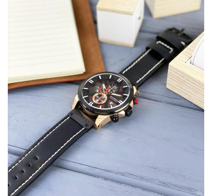 Curren 8346 Black-Cuprum