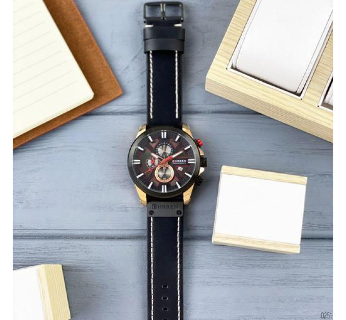Curren 8346 Black-Cuprum