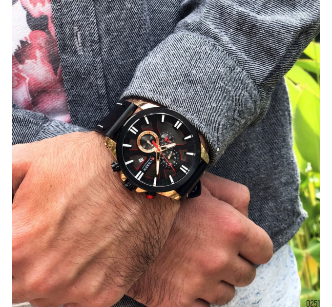 Curren 8346 Black-Cuprum