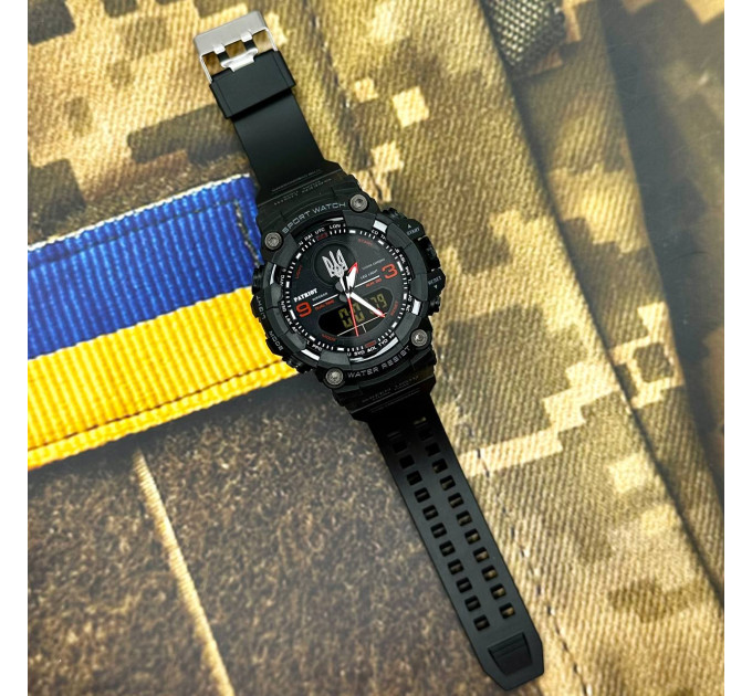 Patriot 001RDUASI Patriot 001RDUASI Тризуб срібло Чорні з червон
