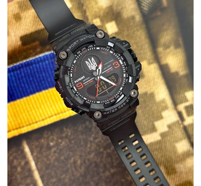 Patriot 001RDUASI Patriot 001RDUASI Тризуб срібло Чорні з червон