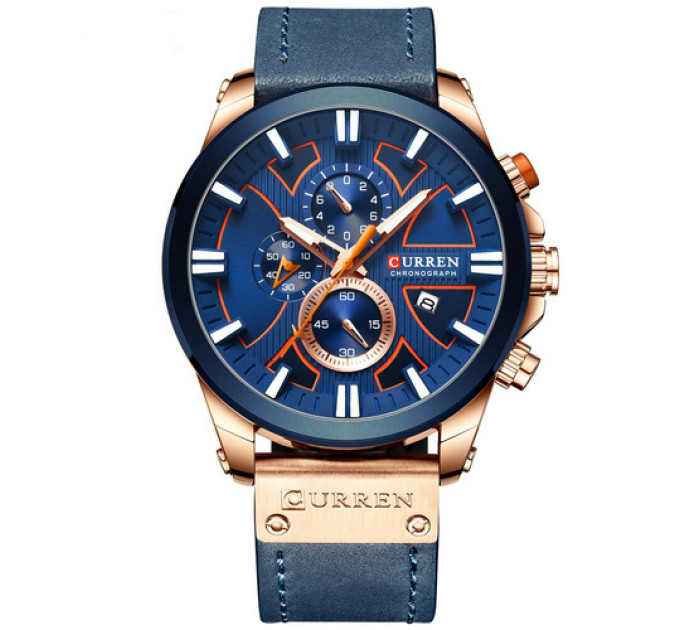 Curren 8346 Blue-Cuprum