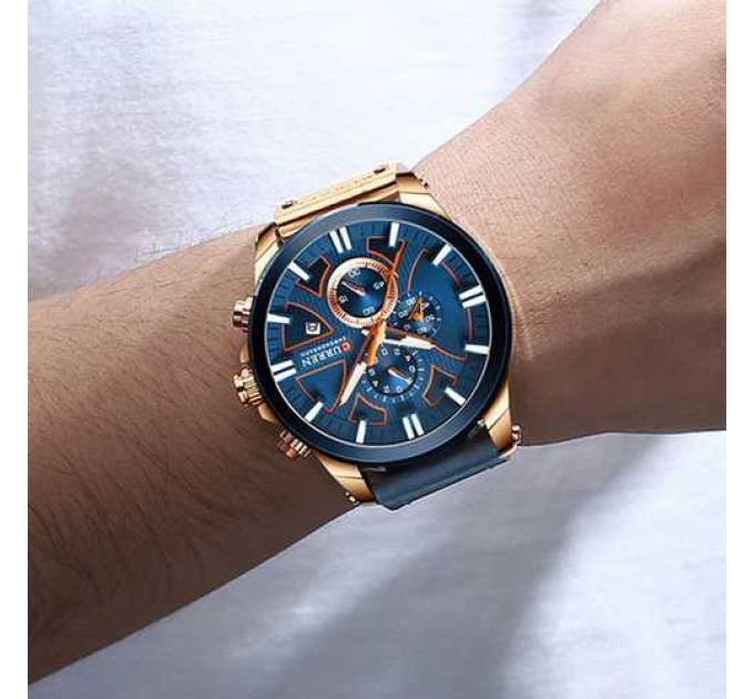 Curren 8346 Blue-Cuprum
