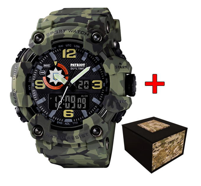 Patriot 002CMGRPO Поліція Зелений камуфляж + Коробка