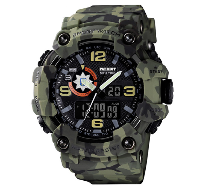Patriot 002CMGRPO Поліція Зелений камуфляж + Коробка