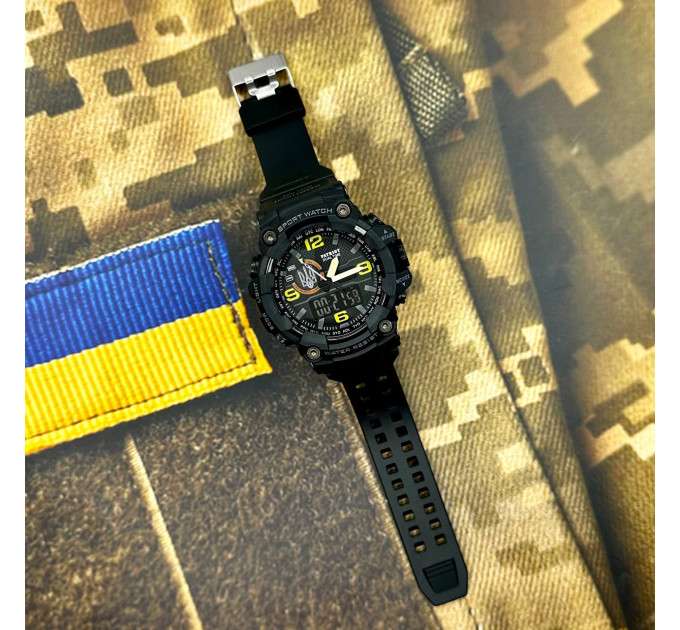 Patriot 002BKUASI Тризуб срібло Чорні + Коробка