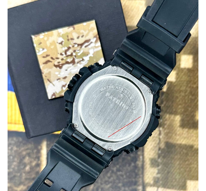 Patriot 002BKUASI Тризуб срібло Чорні + Коробка