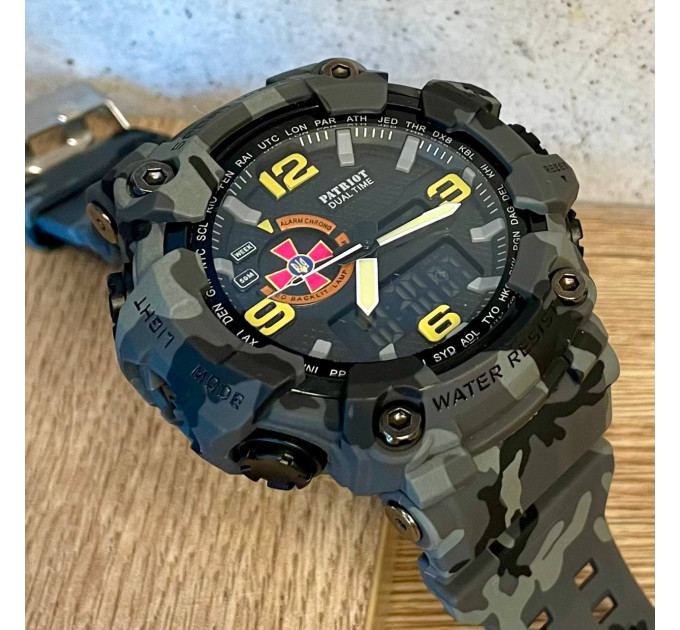 Patriot 002CMGYSU ЗСУ Сірий камуфляж + Коробка.