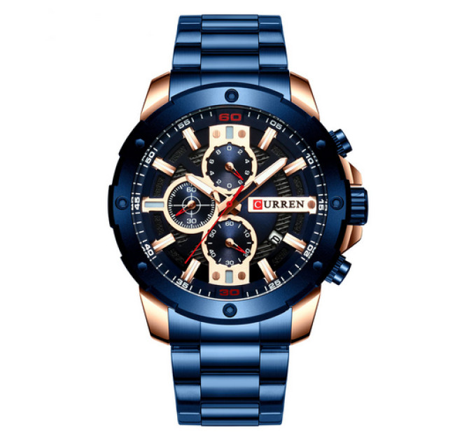 Curren 8336 Blue-Cuprum