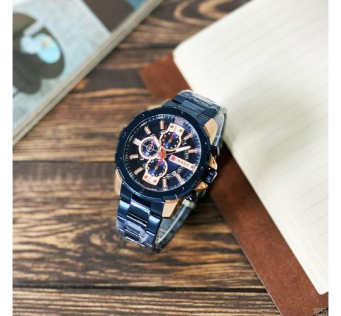 Curren 8336 Blue-Cuprum