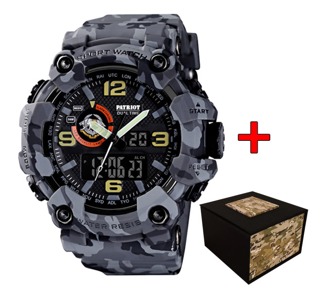 Patriot 002CMGYSSO ССО Сірий камуфляж + Коробка