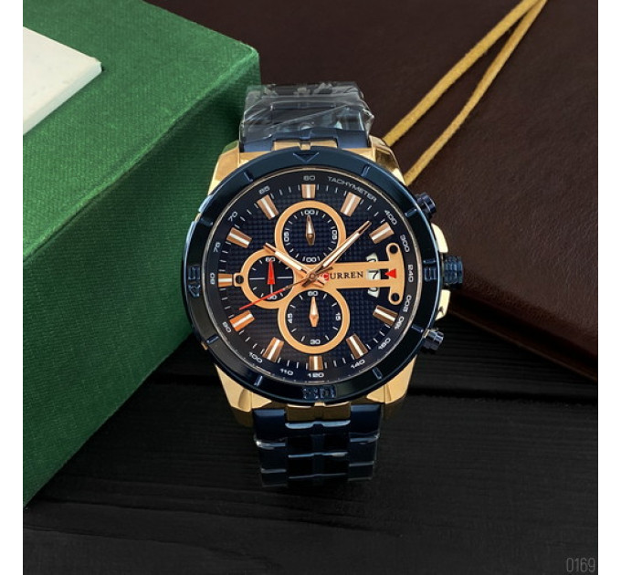 Curren 8337 Blue-Cuprum