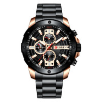 Curren 8336 Black-Cuprum