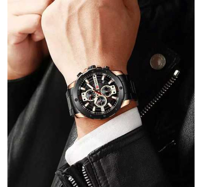 Curren 8336 Black-Cuprum
