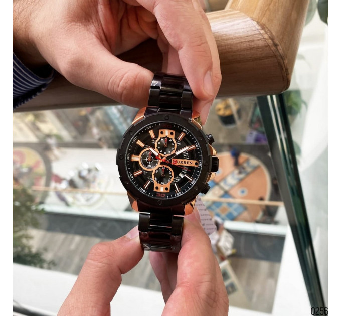 Curren 8336 Black-Cuprum