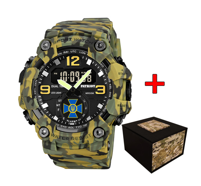 Patriot 003CMGRSBU СБУ Зелений камуфляж + Коробка
