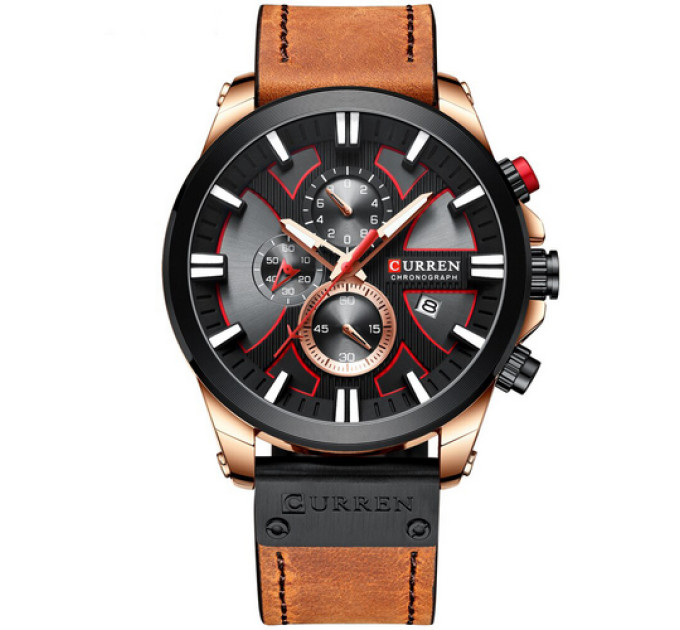 Curren 8346 Brown-Cuprum-Black