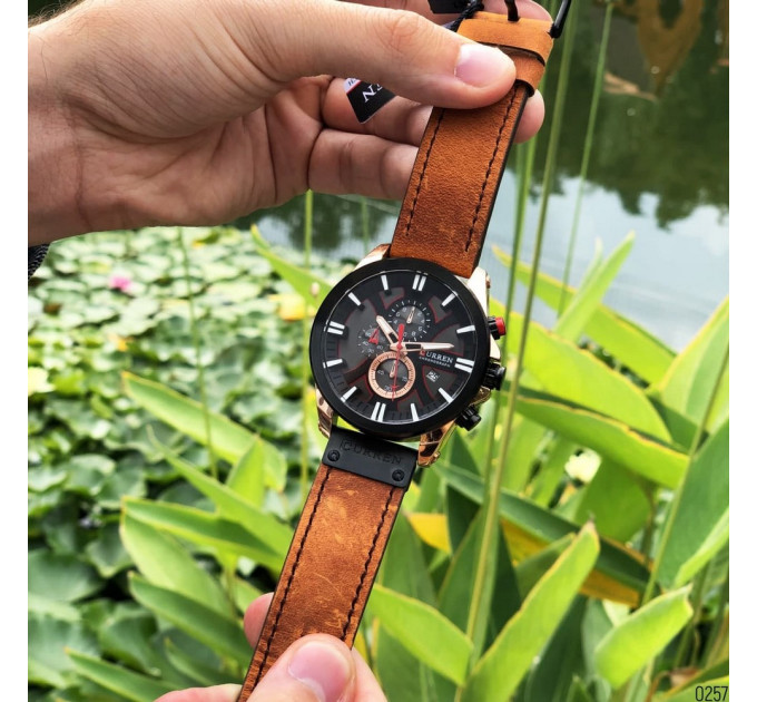 Curren 8346 Brown-Cuprum-Black