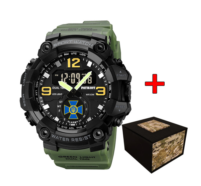 Patriot 003AGSBU СБУ Зелені + Коробка