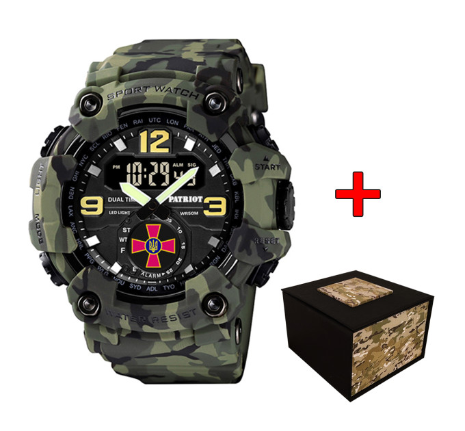 Patriot 004CMGRSU ЗСУ Зелений камуфляж + Коробка.